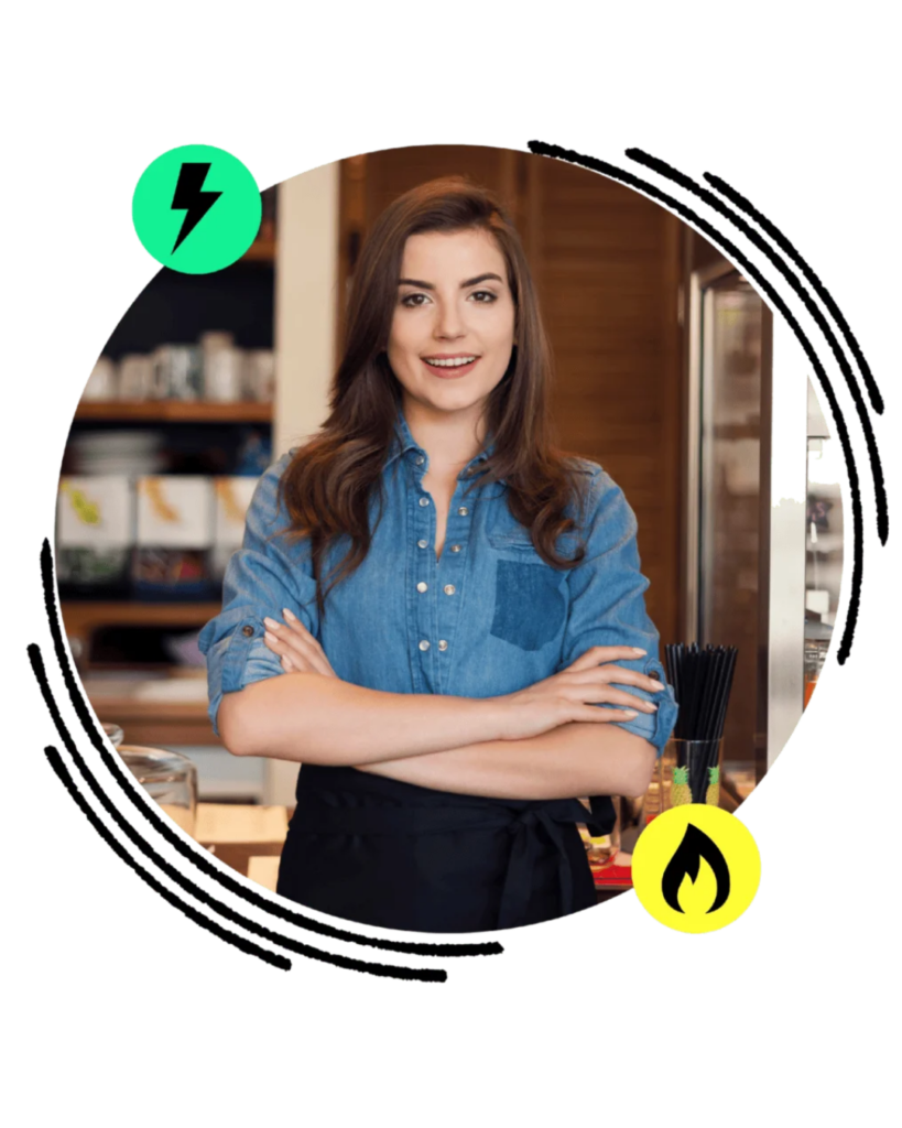 Home orange and white modern digital business seminar instagram post